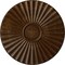 Ekena Millwork Shakuras Ceiling Medallion (For Canopies up to 5"), 19 3/4"OD x 1 3/8"P, Root Beer Crackle CM20SHRBC - alternate 1